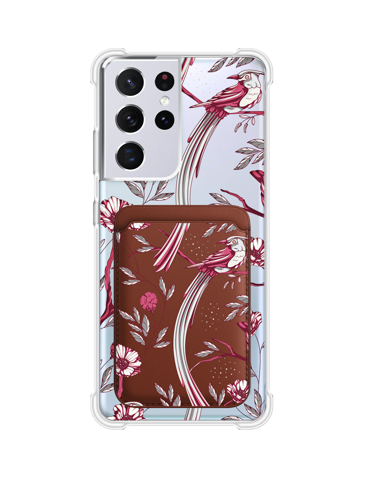 Android Magnetic Wallet Case - Lovebird 6.0