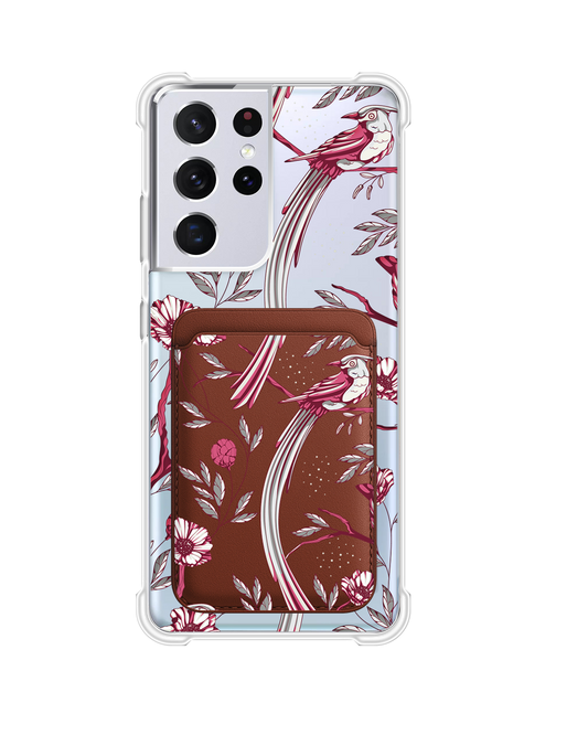 Android Magnetic Wallet Case - Lovebird 6.0