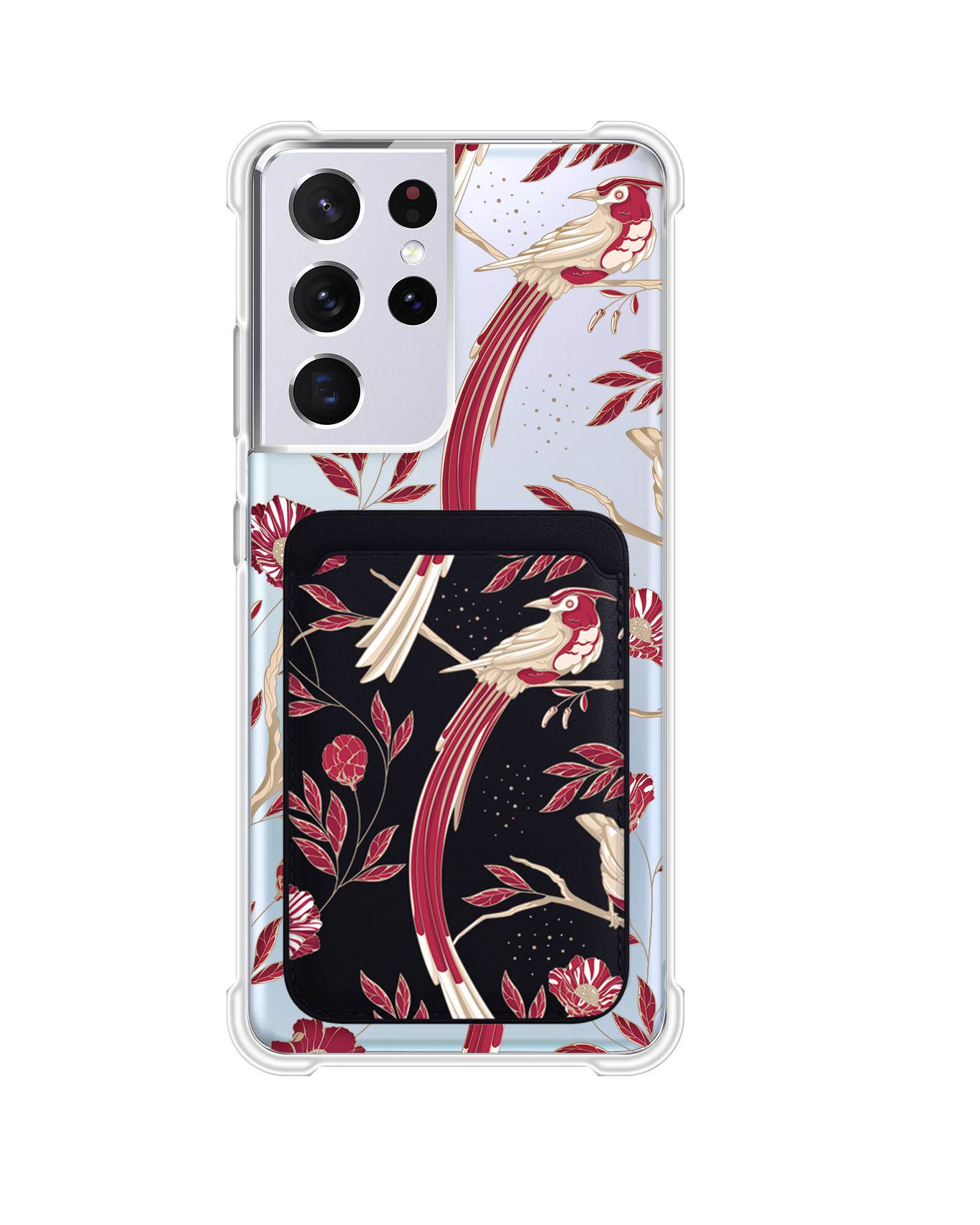 Android Magnetic Wallet Case - Lovebird 8.0