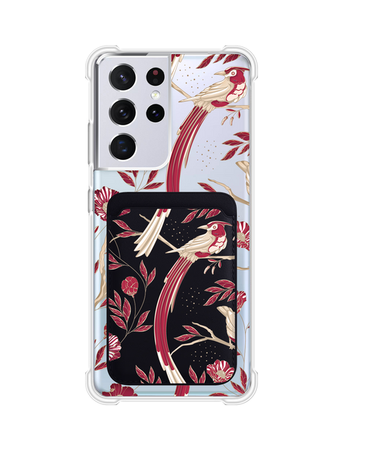 Android Magnetic Wallet Case - Lovebird 8.0