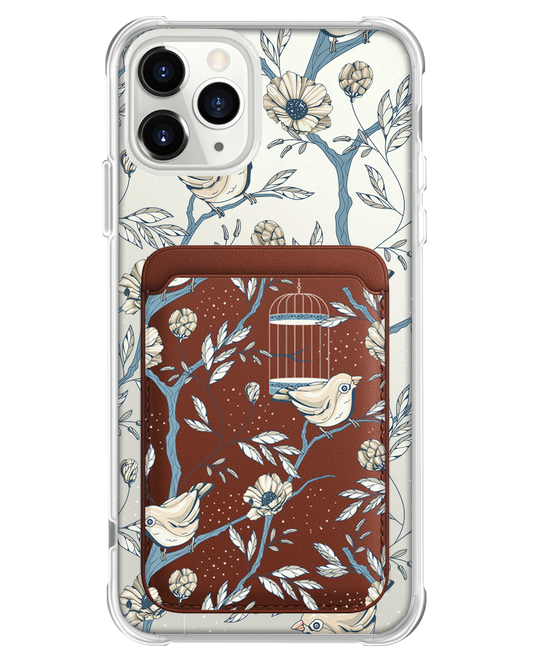 iPhone Magnetic Wallet Case - Lovebird 9.0