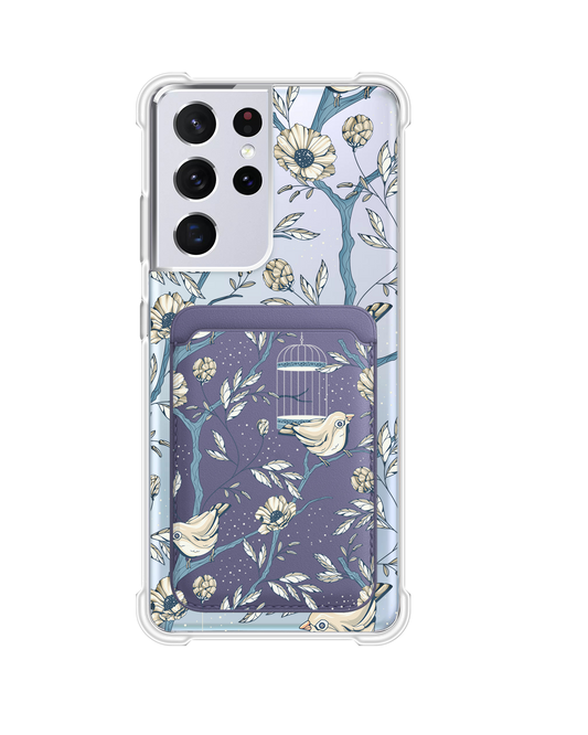 Android Magnetic Wallet Case - Lovebird 9.0