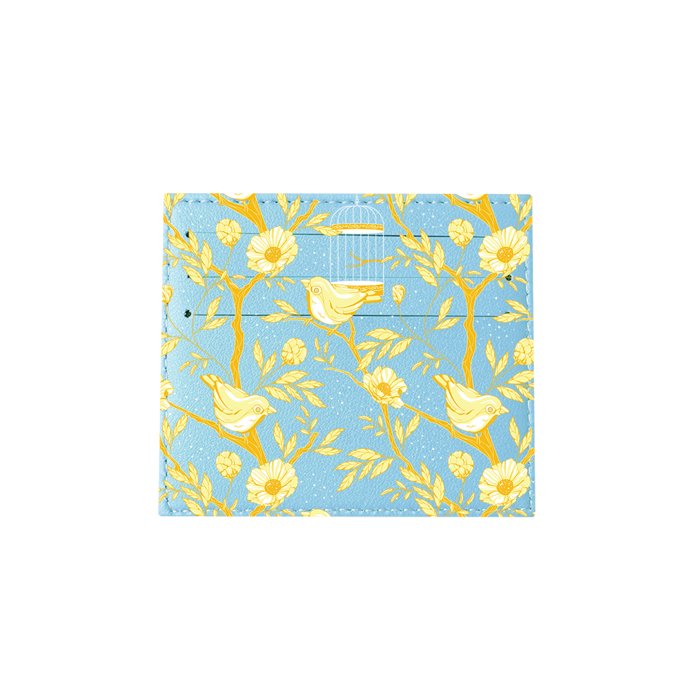 6 Slots Card Holder - Lovebird Monochrome 2.0
