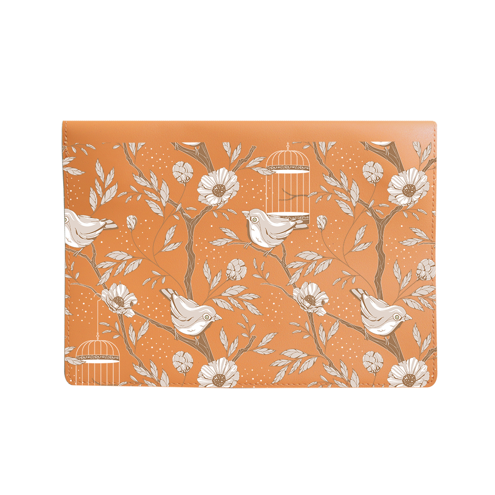 Vegan Leather Sleeve - Lovebird Monochrome 3.0