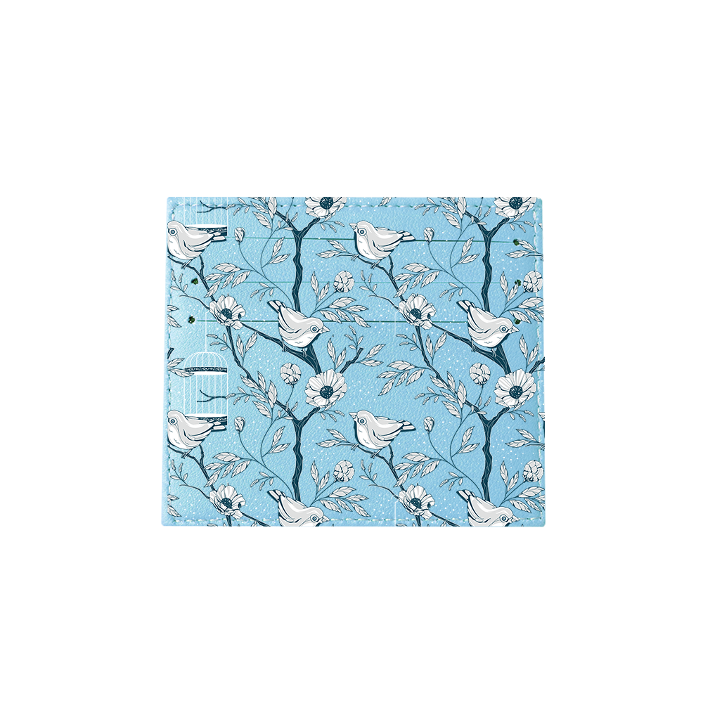 6 Slots Card Holder - Lovebird Monochrome