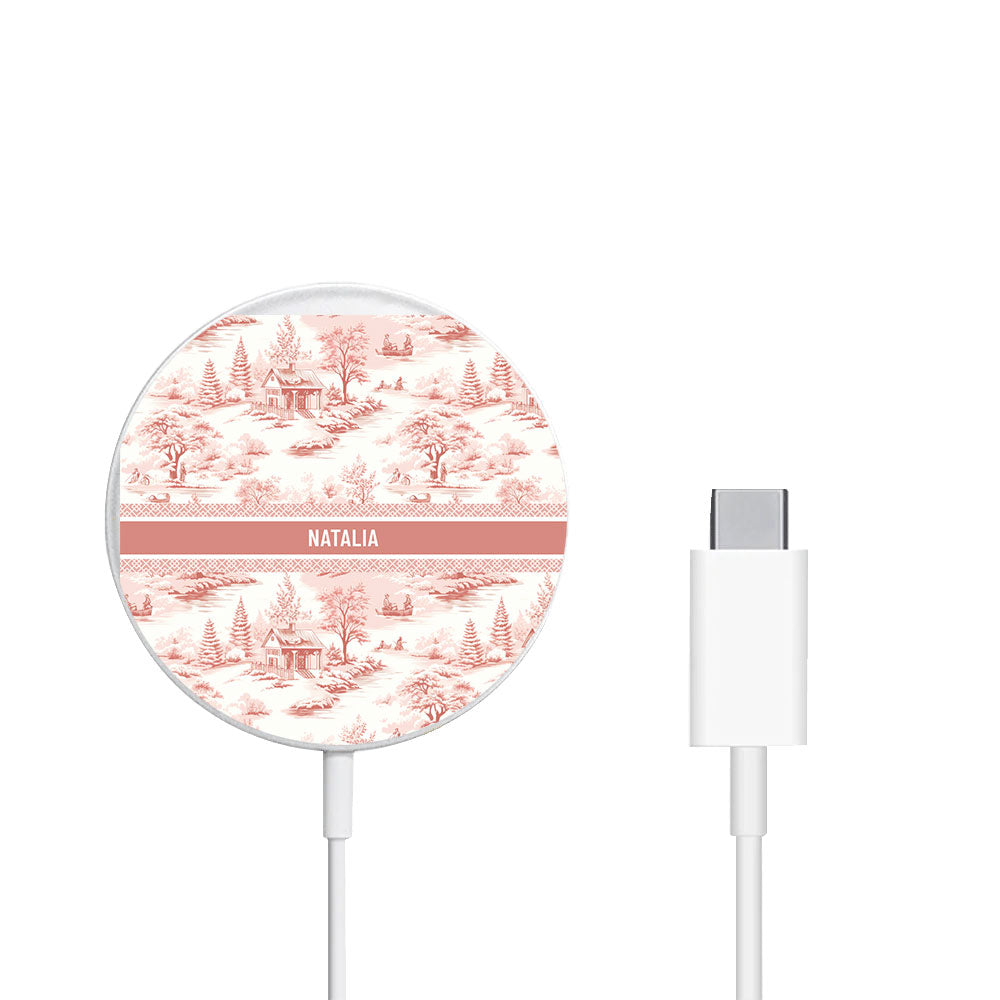 Magnetic Wireless Charger - Toile du Juoy Country Side