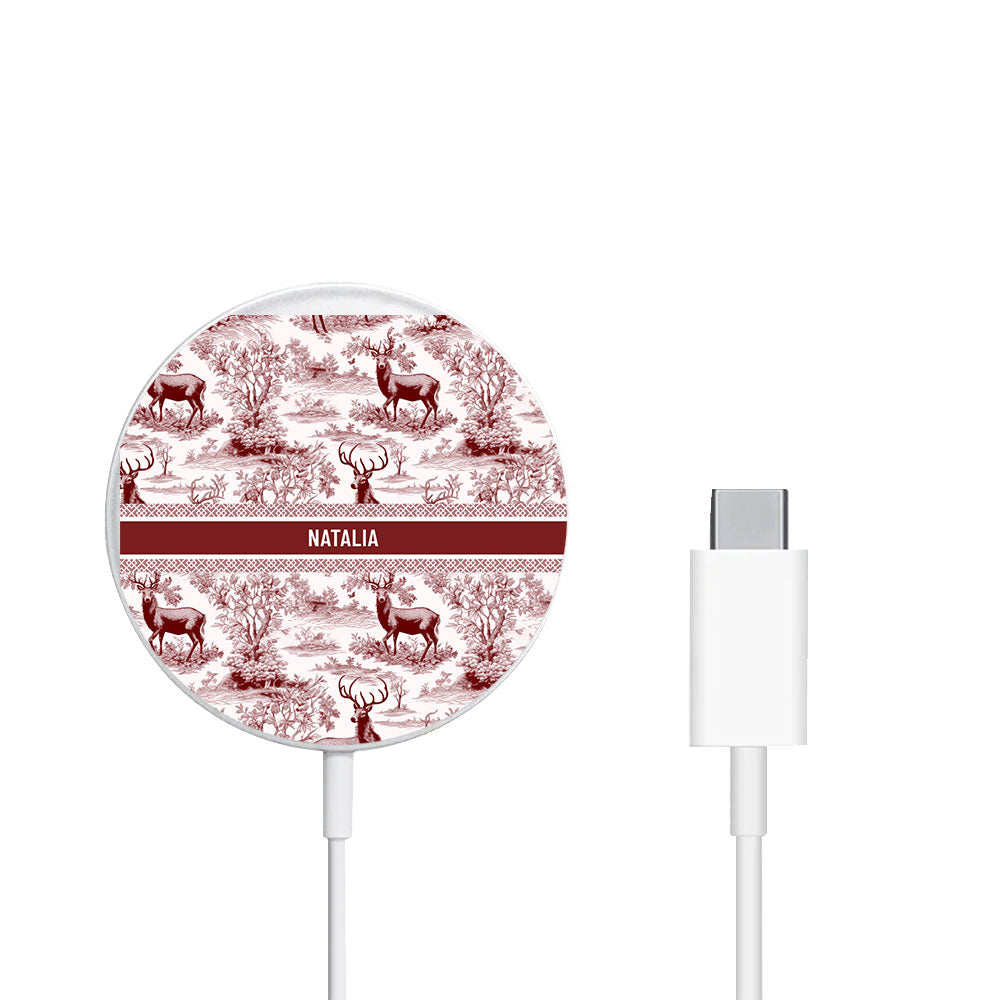 Magnetic Wireless Charger - Toile du Juoy Deer