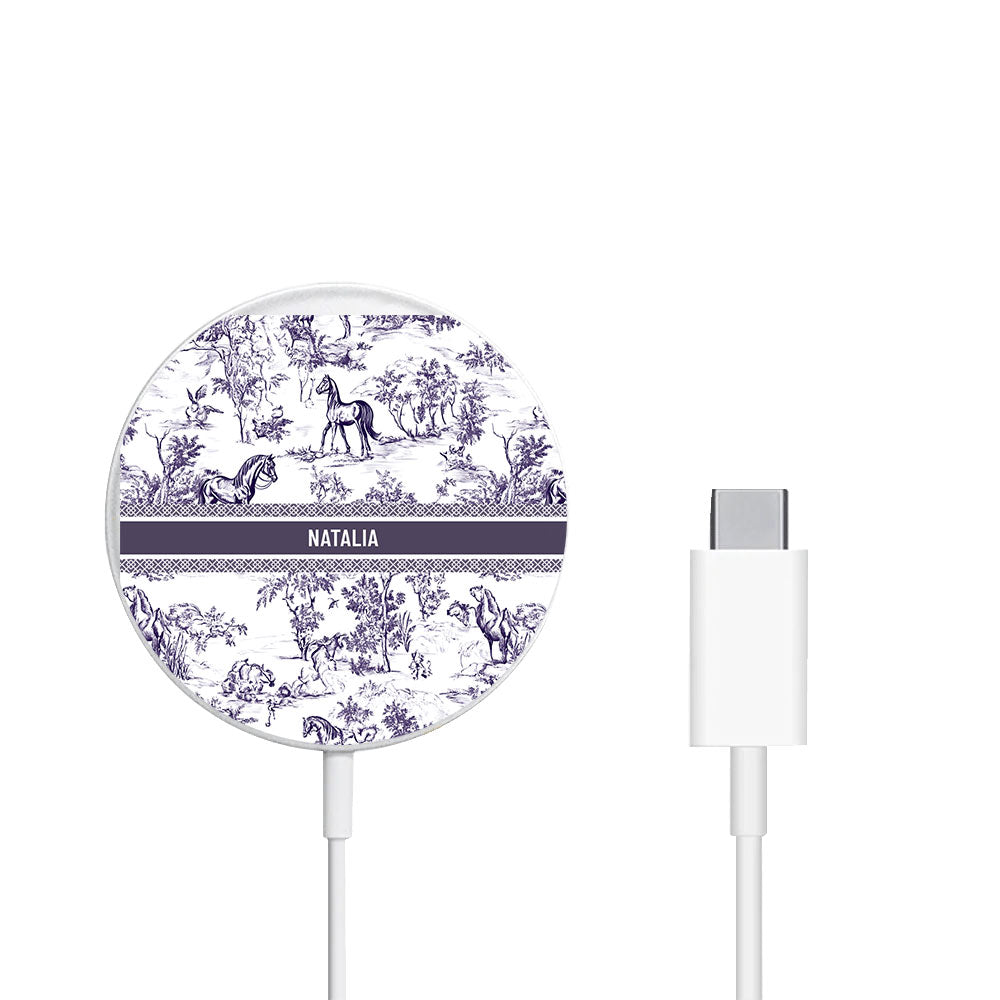 Magnetic Wireless Charger - Toile du Juoy Horse
