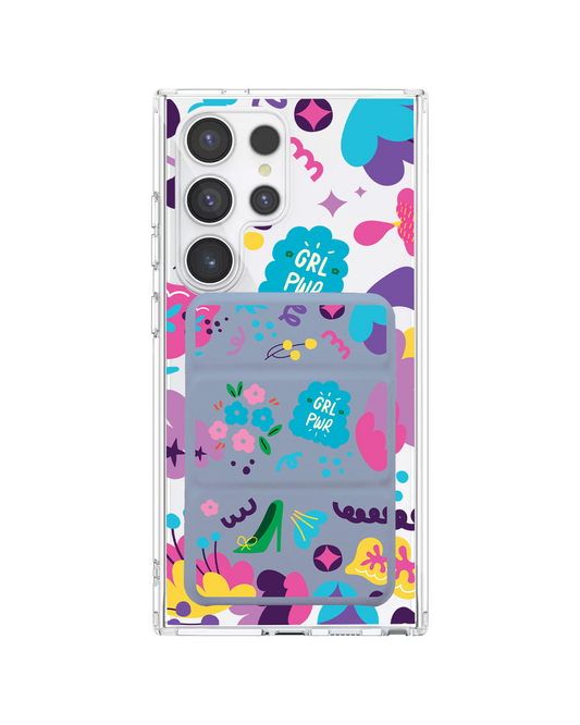 Android Magnetic Trifold Wallet Case - Girl Power 1.0