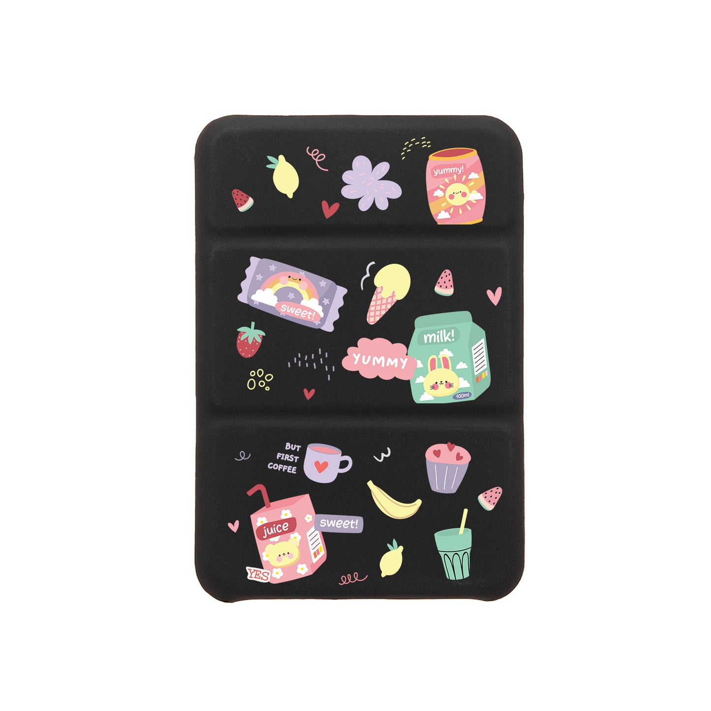 iPhone Magnetic Trifold Wallet Case - Sweet Yummy