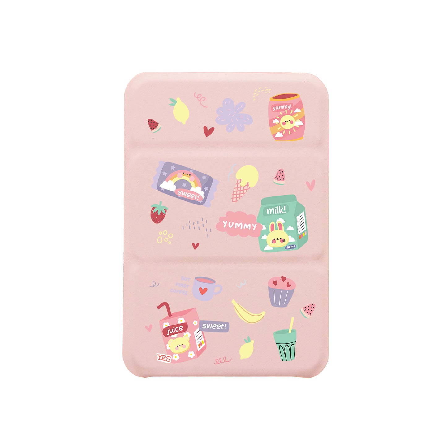iPhone Magnetic Trifold Wallet Case - Sweet Yummy