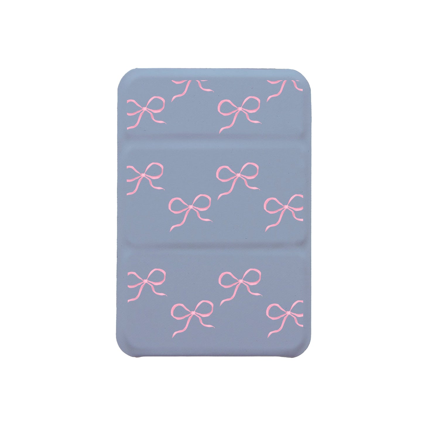 iPhone Magnetic Trifold Wallet Case - Coquette Pink Bow