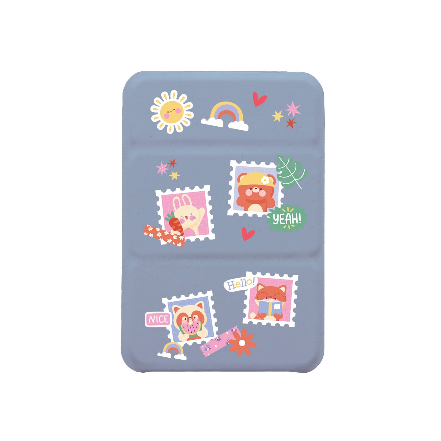 Android Magnetic Trifold Wallet Case - Animal Squad