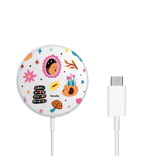 Magnetic Wireless Charger - Grow and Bloom