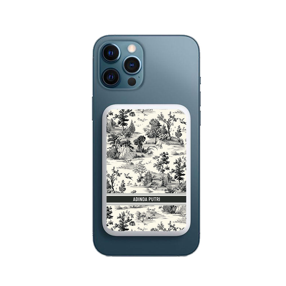 Magnetic Wireless Powerbank - Toile du Juoy Faune