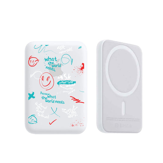 Magnetic Wireless Powerbank - Graffiti 2.0