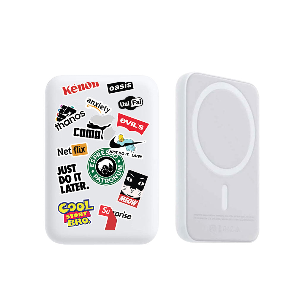 Magnetic Wireless Powerbank - Bad Day