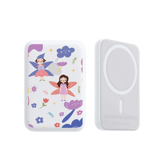 Magnetic Wireless Powerbank - Fairy Pattern
