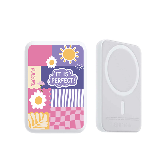 Magnetic Wireless Powerbank - Abstract Quotes