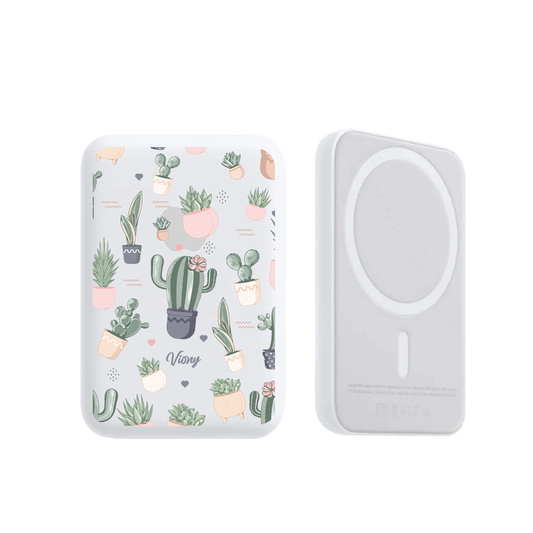 Magnetic Wireless Powerbank - Cactus 2.0