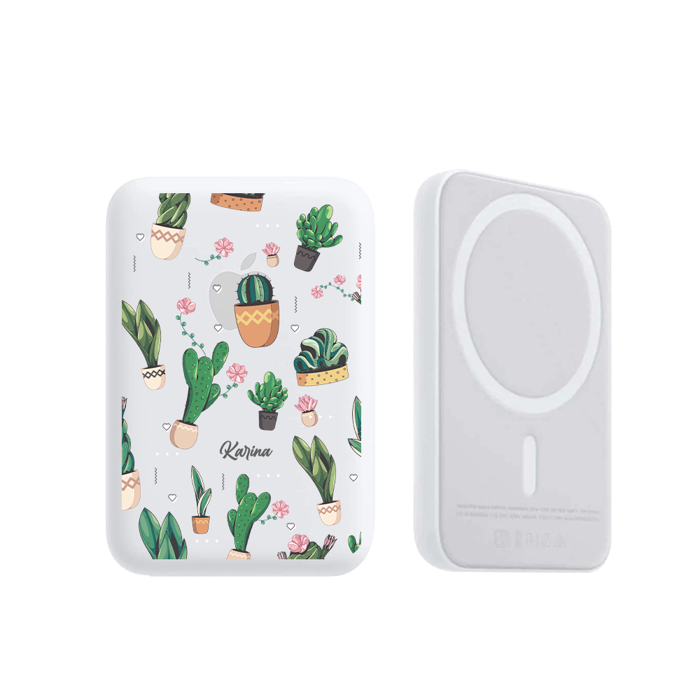 Magnetic Wireless Powerbank - Cactus 3.0