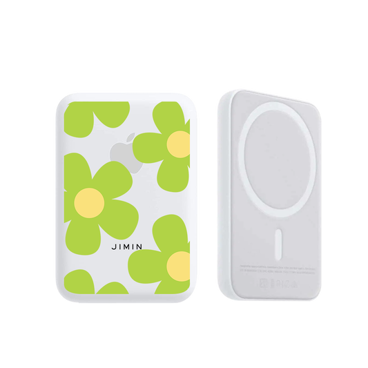 Magnetic Wireless Powerbank - Daisy Bloom