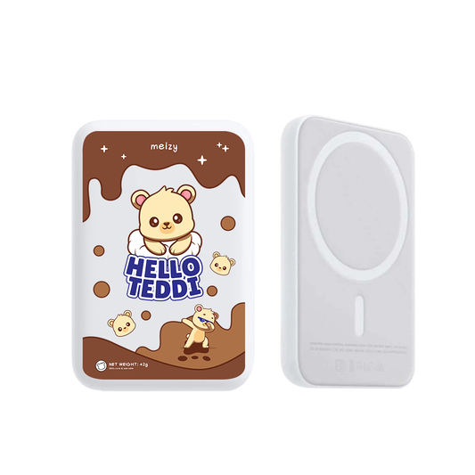 Magnetic Wireless Powerbank - Hello Teddy 1.0