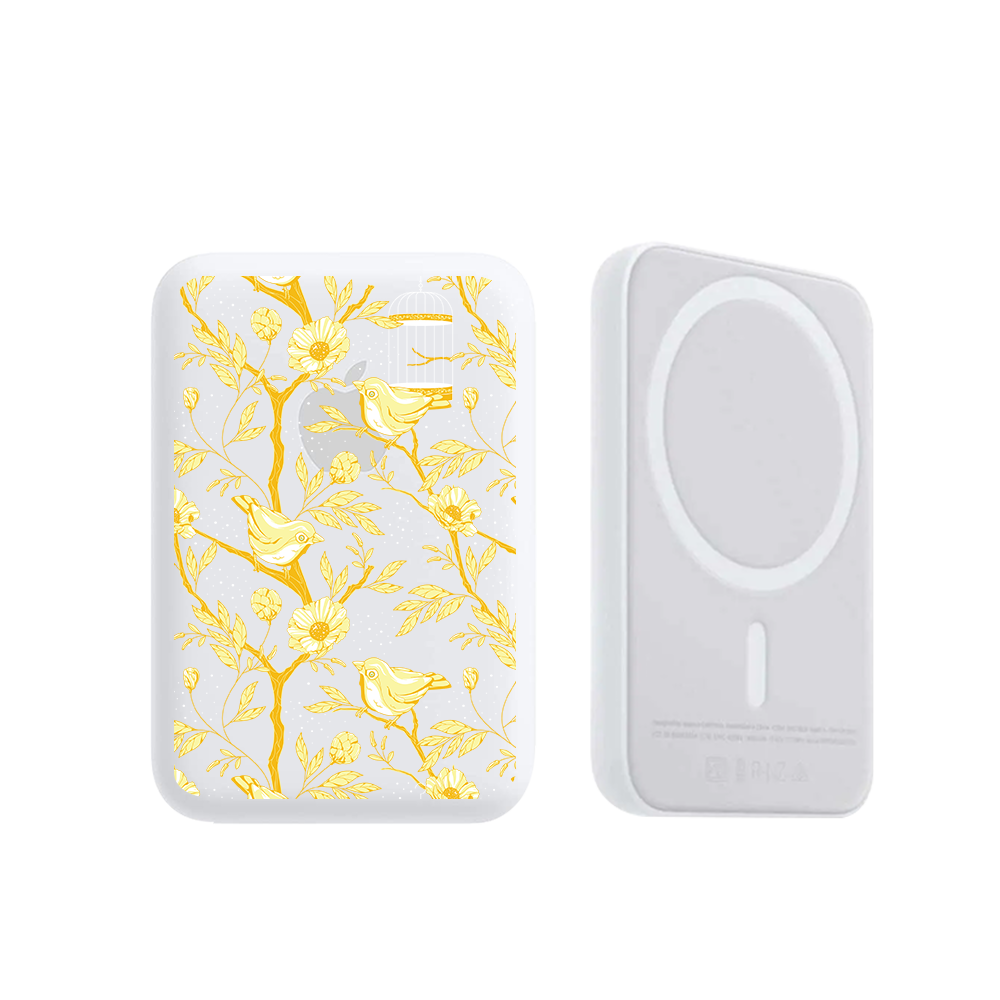 Magnetic Wireless Powerbank - Lovebird Monochrome 2.0