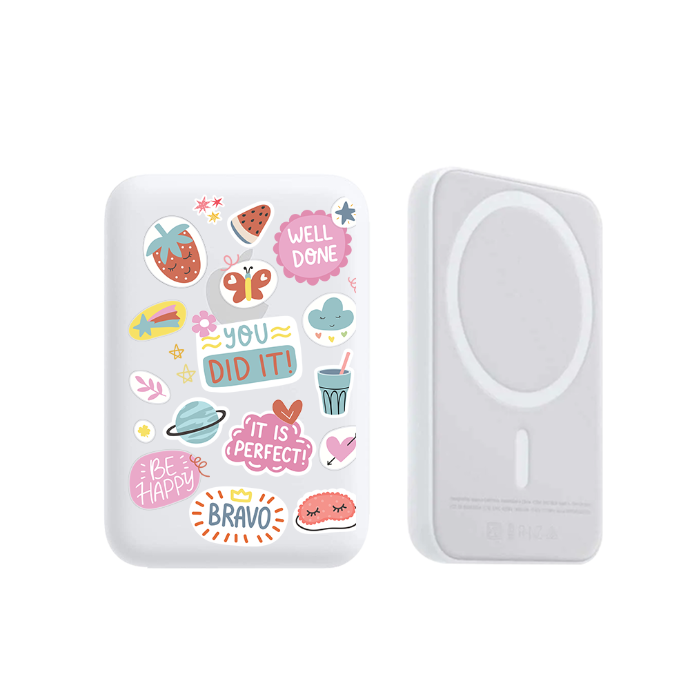 Magnetic Wireless Powerbank - Motivation Sticker Pack 1.0
