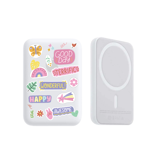 Magnetic Wireless Powerbank - Motivation Sticker Pack 2.0