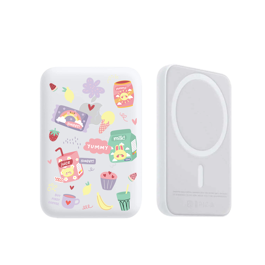 Magnetic Wireless Powerbank - Sweet Yummy