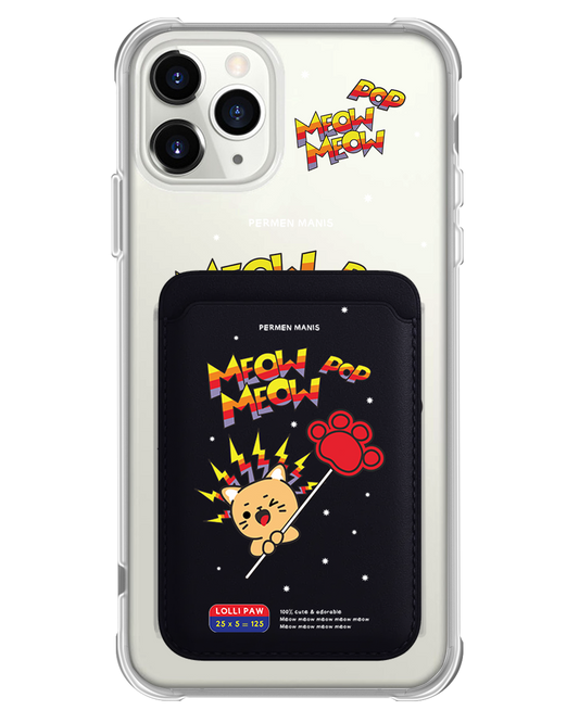 iPhone Magnetic Wallet Case - Meow Pop 2.0