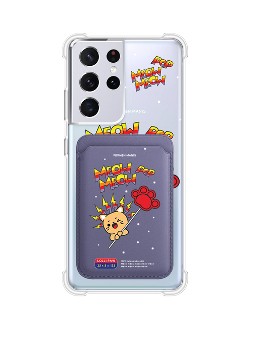 Android Magnetic Wallet Case - Meow Pop 2.0