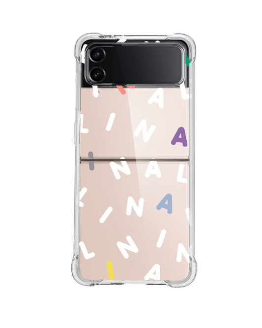 Android Flip / Fold Rearguard Hybrid - Monogram 2.0 White