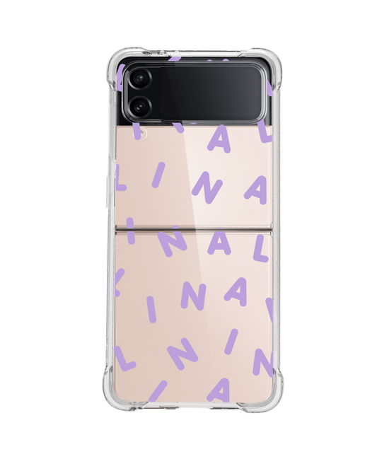 Android Flip / Fold Rearguard Hybrid - Monogram 2.0 Lilac