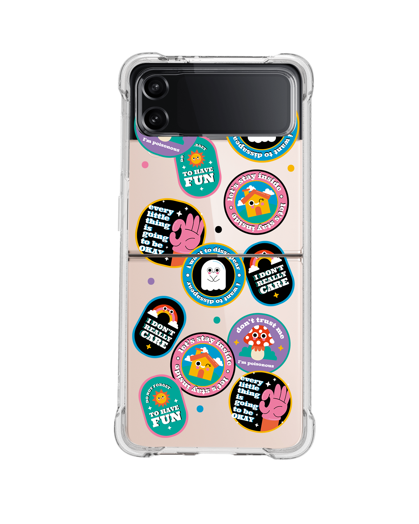 Android Flip / Fold Rearguard Hybrid - Monster Sticker Pack