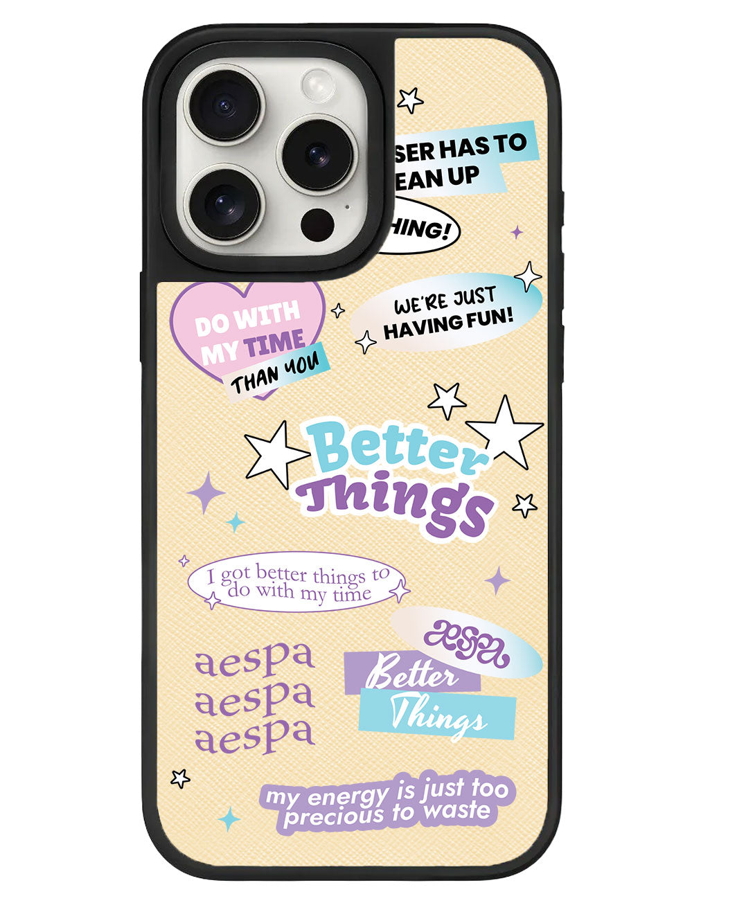 iPhone Leather Grip - Aespa Better Things