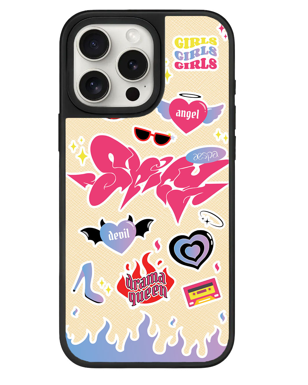 iPhone Leather Grip - Aespa Spicy