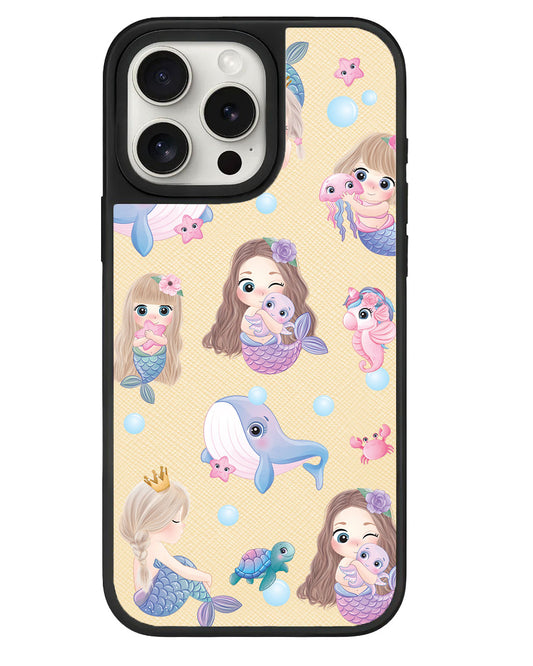 iPhone Leather Grip - Little Mermaid