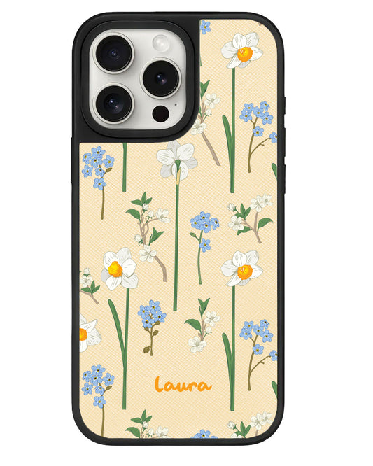 iPhone Leather Grip - December Narcissus