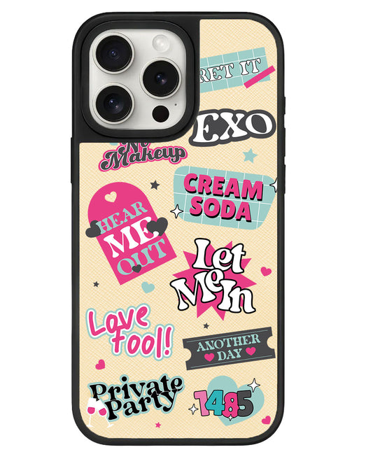iPhone Leather Grip - EXO Cream Soda