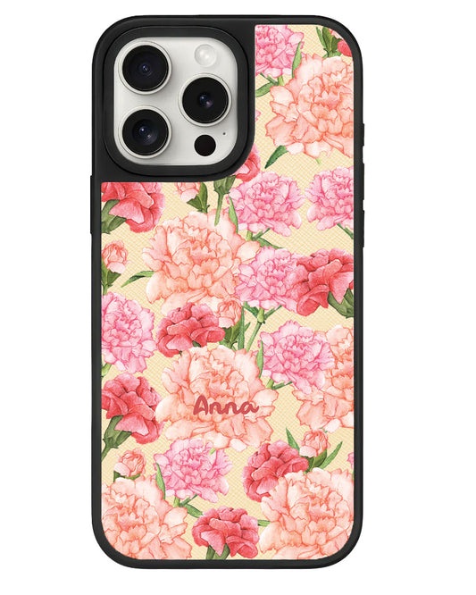 iPhone Leather Grip - January Carnation