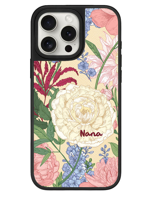 iPhone Leather Grip - July Delphinium