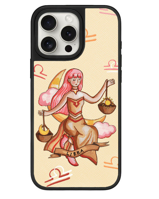 iPhone Leather Grip - Libra