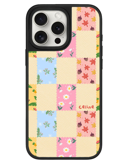 iPhone Leather Grip - Four Seasons Stamps