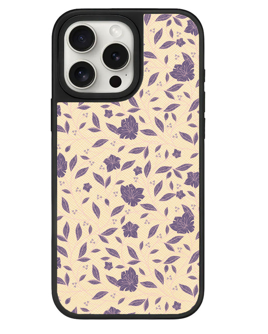 iPhone Leather Grip - Sketchy Flower 4.0