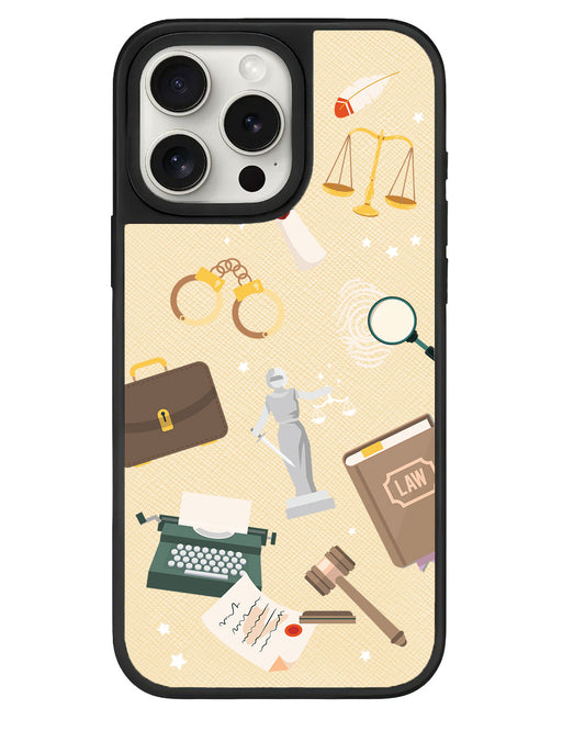 iPhone Leather Grip - Lawyer