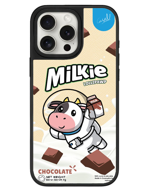 iPhone Leather Grip - Milkie