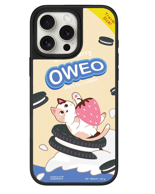 iPhone Leather Grip - Oweo Cat