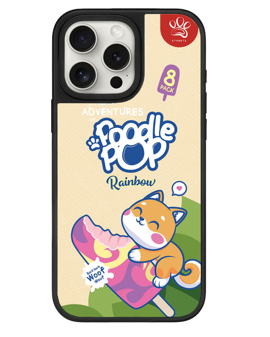 iPhone Leather Grip - Poodle Pop